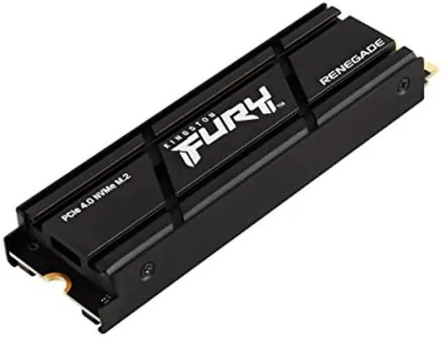 Alt view image 2 of 5 - Kingston Fury Renegade 4TB PCIe Gen 4.0 NVMe M.2 Internal Gaming SSD with Heat Sink | PS5 Ready | Up to 7300MB/s | SFYRDK/4000G