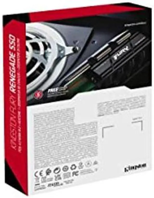 Alt view image 5 of 5 - Kingston Fury Renegade 4TB PCIe Gen 4.0 NVMe M.2 Internal Gaming SSD with Heat Sink | PS5 Ready | Up to 7300MB/s | SFYRDK/4000G