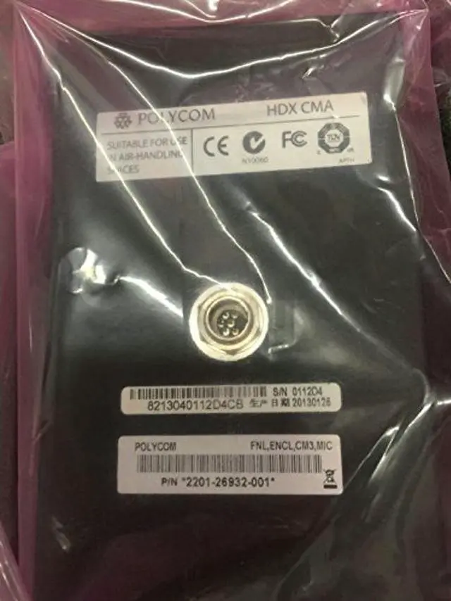 Alt view image 4 of 4 - Polycom 2200-23810-001 Microphone