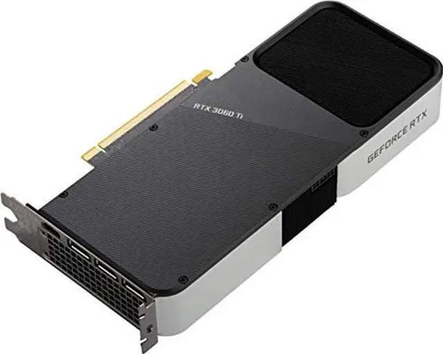 Alt view image 5 of 5 - NVIDIA GeForce RTX 3060 Ti Founders Edition 8GB GDDR6 PCI Express 4.0 Graphics Card