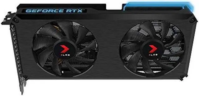 Alt view image 3 of 5 - PNY GeForce RTX 3060 Ti 8GB XLR8 Gaming Revel Epic-X RGB Dual Fan Graphics Card LHR