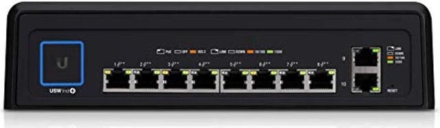Main image of Ubiquiti Networks UniFi Industrial Switch, 10-Port Durable Switch with High-Power 802.3bt PoE++ (USW-Industrial)