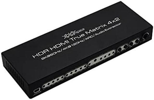 XOLORspace 43420A HDMI 2.1 8K HDR HDMI True Matrix Switch 4x2