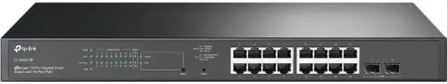 Main image of TP-Link TL-SG2218P | 16 Port Gigabit Smart Managed PoE Switch | 16 PoE+ Ports @150W, 2 SFP Slots | Support Omada SDN | PoE Recovery | IPv6 | Static Routing | 5 Year Manufacturer Warranty