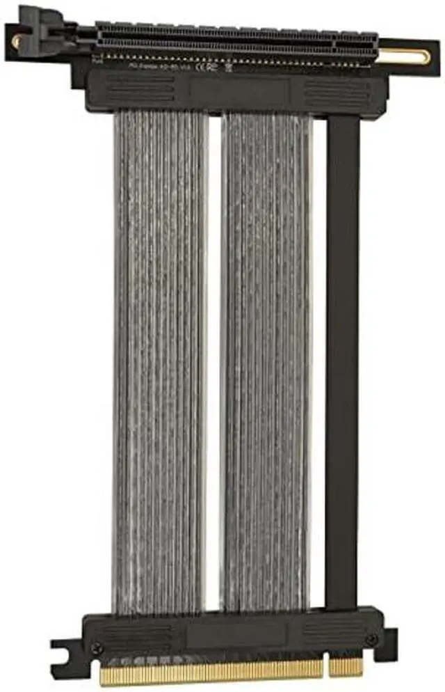 Main image of Eagolloar PCIE 4.0 x16 Extender Riser Cable,High Speed Flexible Right Angle PCI-E Port GPU Graphic Card Extension Cable-200mm