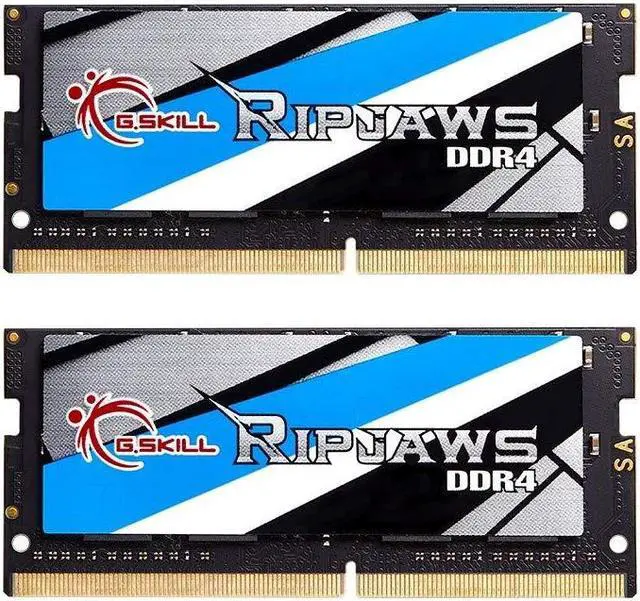 Main image of G.SKILL Ripjaws DDR4 SO-DIMM Series DDR4 RAM 16GB (2x8GB) 2666MT/s CL19-19-19-43 1.20V Unbuffered Non-ECC Notebook/Laptop Memory SODIMM (F4-2666C19D-16GRS)