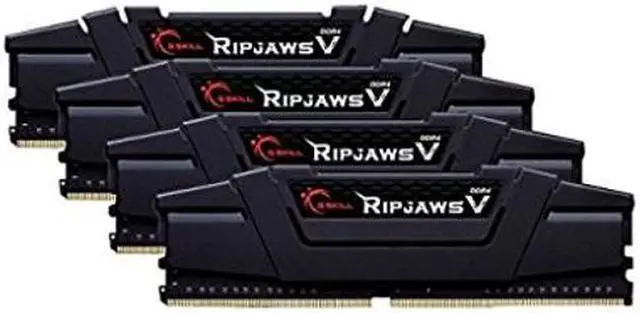 Alt view image 3 of 3 - G.SKILL Ripjaws V Series (Intel XMP) DDR4 RAM 64GB (4x16GB) 3200MT/s CL16-18-18-38 1.35V Desktop Computer Memory UDIMM - Black (F4-3200C16Q-64GVK)