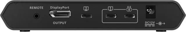 Alt view image 3 of 5 - IOGEAR Access Pro Plus 2-Port USB-C KVM Switch 1 Monitor 2 Computers 4K 60Hz DisplayPort Output 4-Port USB Hub 100W Power Thunderbolt 3/4 Compatible Remote Switch (GCS1602CC)