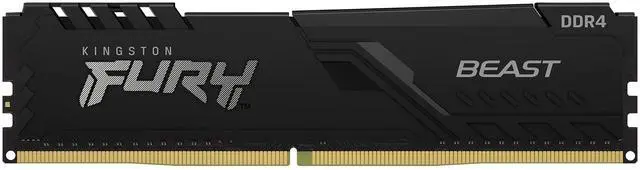 Alt view image 3 of 5 - 16GB 3200MHz DDR4 CL16 DIMM (Kit of 2) Fury Beast Black