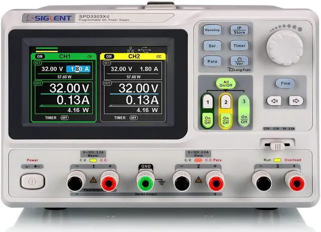 Main image of Siglent Technologies SPD3303X-E Triple Output Power Supply