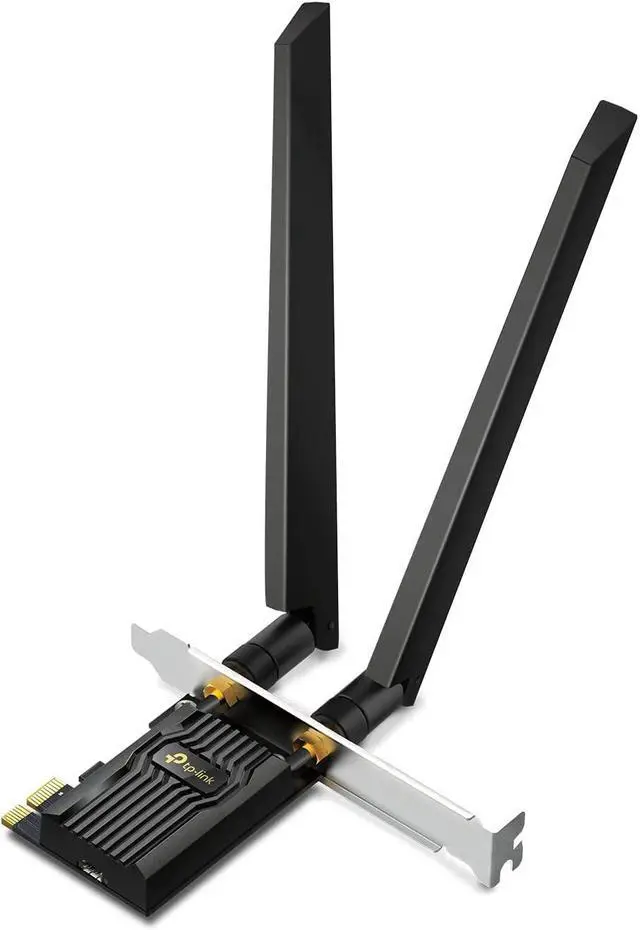 Main image of TP-Link WiFi 6E Intel AX210 AXE5400 PCIe WiFi Card for Desktop PC - (Archer TXE72E), Bluetooth 5.3, WPA3, 802.11ax Tri Band Wireless Adapter with MU-MIMO, OFDMA, Ultra-Low Latency, for Windows 10,11