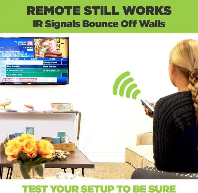 Alt view image 4 of 5 - HIDEit Mounts Uni-MXW Mount - Patented in 2015 - Adjustable Medium Extra Wide Device Wall Mount, Hide Your Cable TV Box, Video Game Consoles, Receivers, Cable Boxes, Gaming PCs and More