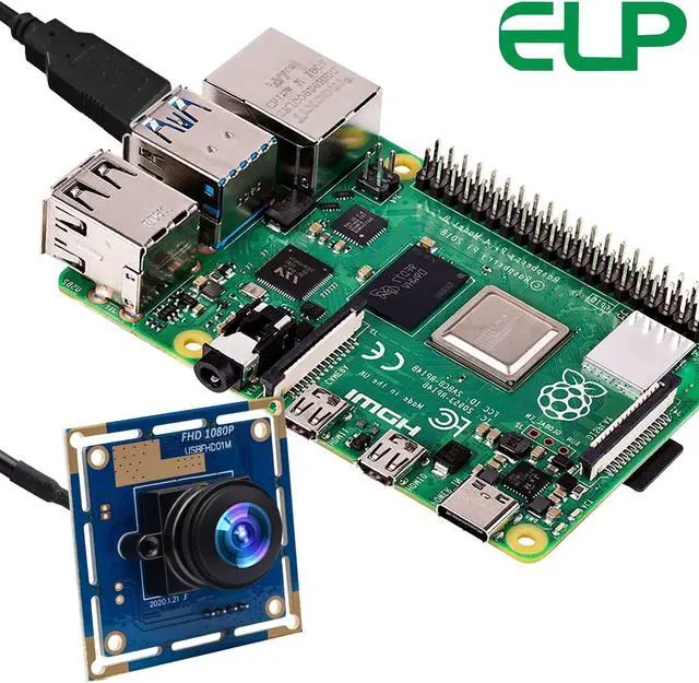 Alt view image 3 of 5 - ELP USB with Camera 2.1mm Lens 1080P HD USB Security Camera Module for Computer Wide Angle High Speed PC Camera Mini UVC USB2.0 Video Webcam Board Industrial Lightburn Camera for Laptop Jetson Nano