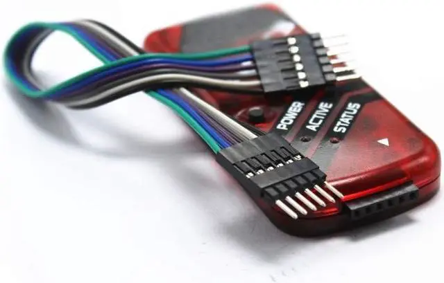 Alt view image 2 of 5 - Bolsen PICKIT2 PIC Kit2 Simulator PICKit 2 Programmer Emluator Red Color w/USB Cable Dupond Wire