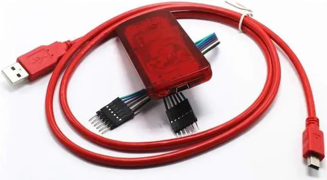 Alt view image 4 of 5 - Bolsen PICKIT2 PIC Kit2 Simulator PICKit 2 Programmer Emluator Red Color w/USB Cable Dupond Wire