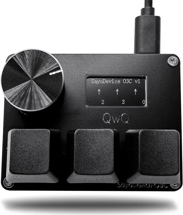 Main image of BTXETUEL SayoDevice O3C OSU Keyboard Rapid Trigger Hall Switches Magnetic Linear Switches Keyboard with Knob and Screen,Copy Paste,Shotcut,Macro Hotswap Mini Keypad.