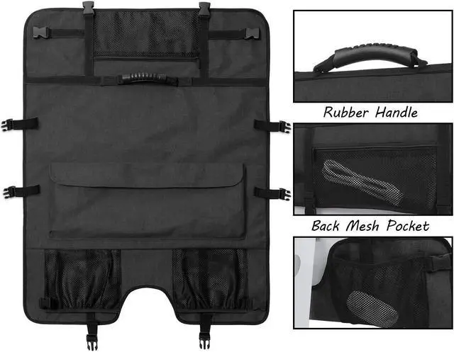 Alt view image 3 of 5 - CURMIO Travel Carrying Bag Compatible for Apple 27" iMac, Protective Monitor Dust Cover for 27" LCD Screens and Accessories, Black, Patent Pending