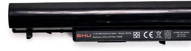 Alt view image 3 of 5 - GHU New 38 Wh 2600 mAh LA04 Battery for 776622-001 hp Battery Replacement 728460-001 Compatible with HP Pavilion Touchsmart 14 15 f111dx F272WM HSTNN-UB5M HSTNN-UB5N HSTNN-Y5BV 753237-001 LAO4
