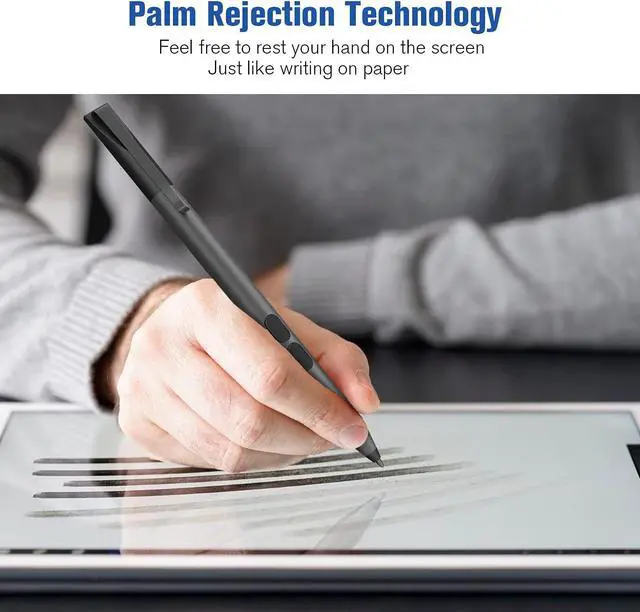 Alt view image 4 of 5 - Pen Stylus for Surface Pro 11/10/9/8/X/7+/6/5/4/3/Surface 3, Surface Go 3/2/1, Surface Laptop/Studio/Book 4/3/2/1 with Palm Rejection, 1024 Levels Pressure, 2500h Working Hours