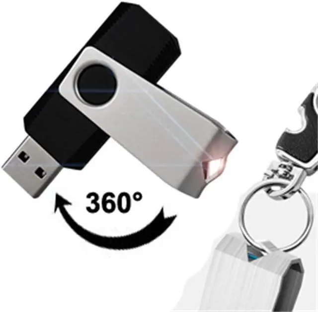 Alt view image 4 of 5 - KEXIN 128GB Flash Drive 5 Pack USB 2.0 Thumb Drive USB Drive Memory Stick, Black