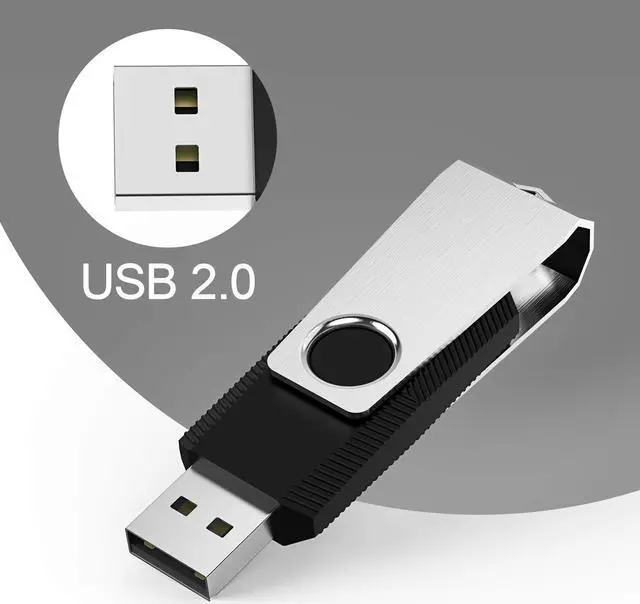 Alt view image 5 of 5 - KEXIN 128GB Flash Drive 5 Pack USB 2.0 Thumb Drive USB Drive Memory Stick, Black