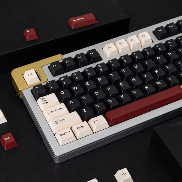 Alt view image 2 of 5 - Sumgsn Keycaps 173 Keys Cherry Profile Doubleshot Rome Keycap Set Fit for Alice Keyboard 61/64/87/104/108 Cherry Mx Switches Mechanical Keyboard