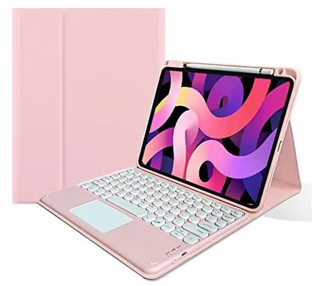 Main image of kaitesi Keyboard Case Compatible with iPad Mini 7 A17 Pro/iPad Mini 6th Generation Touchpad Detachable Keyboard Support Pencil Charging (Light Pink)