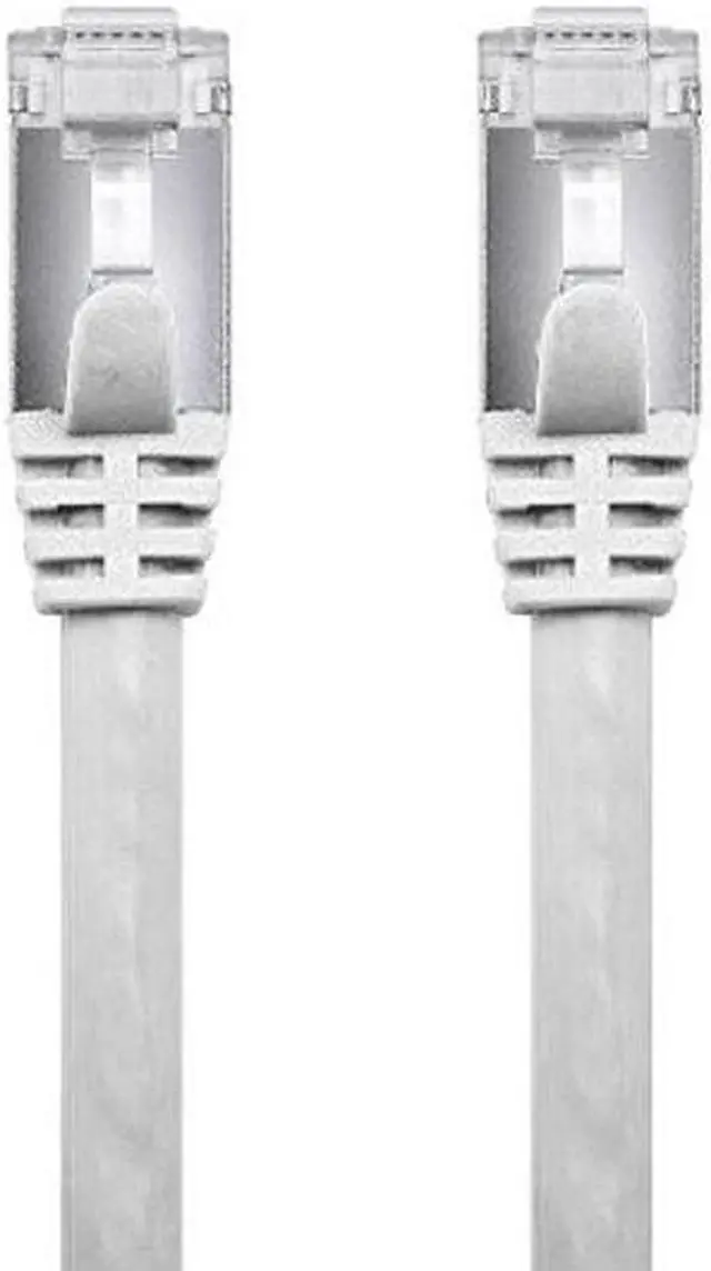 Alt view image 2 of 5 - Buhbo 3 ft CAT7 Shielded RJ45 Ethernet Network Snagless Cable 10Gbps 600 MHz (10-Pack) White