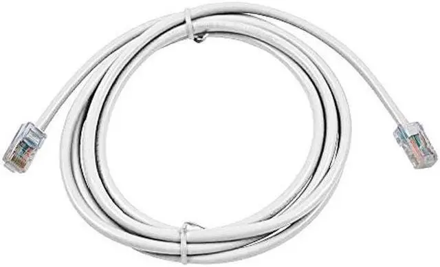 Alt view image 3 of 5 - Buhbo 3 ft CAT7 Shielded RJ45 Ethernet Network Snagless Cable 10Gbps 600 MHz (10-Pack) White