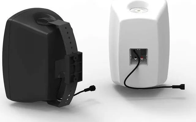 Alt view image 3 of 5 - OSD Audio 6.5" Wireless Bluetooth Outdoor Patio Speaker Architectural Stereo Pair Black BTP650 Long Range