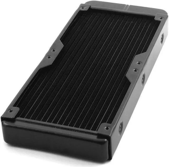 Alt view image 2 of 4 - uxcell Aluminum Heat Exchanger Radiator 18 Pipes Water Cooling Radiator for PC CPU Water Cool System Computer 240mm Black