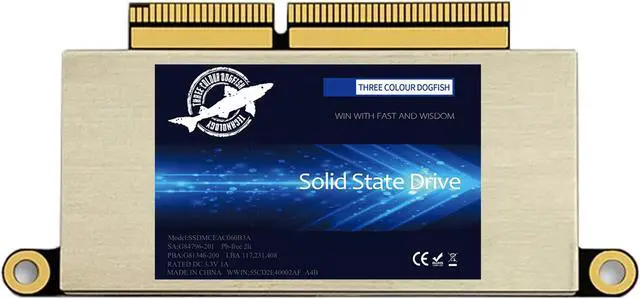 Main image of DOGFISH SSD 1TB Internal Solid State Drive PCIe NVMe Gen3.0x4 for Upgrade 2016 2017 13" MacBook PRO A1708EMC 2978/3164 Non-Touch Bar Models(Late 2016-Mid 2017 Year)