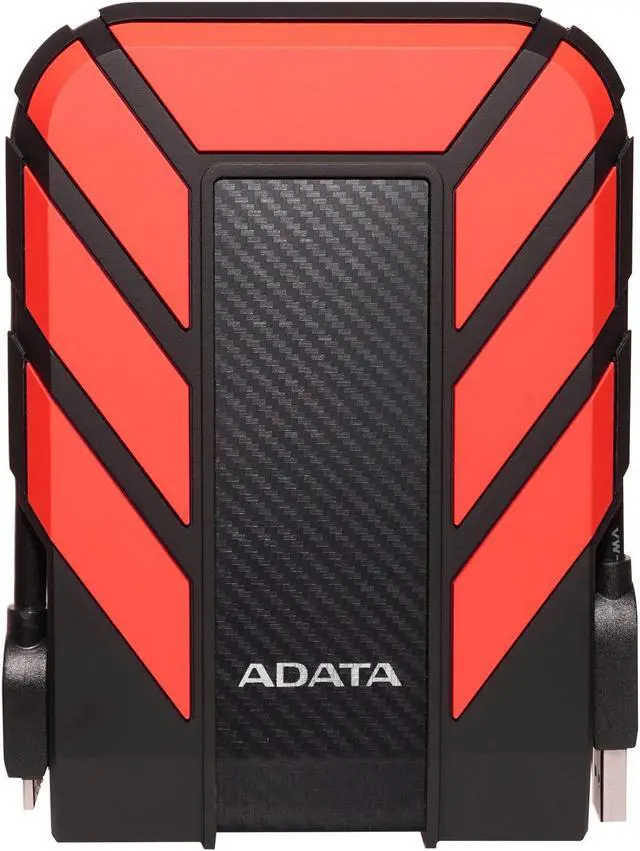 Main image of ADATA AHD710P-1TU31-CRD Pro 1TB USB 3.1 IP68 Waterproof/Shockproof/Dustproof Ruggedized External Hard Drive, Red