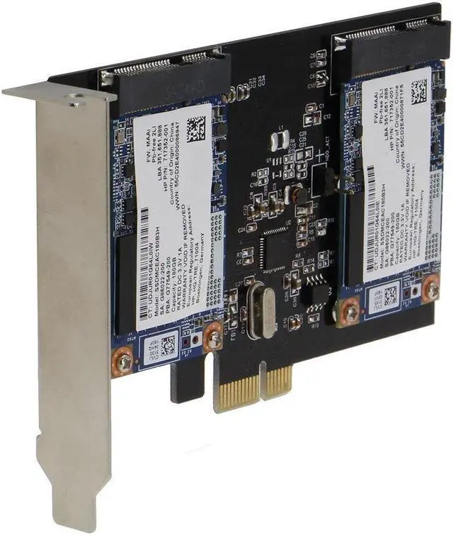 Alt view image 2 of 5 - SEDNA PCI-Express-Adaptateur mSATA SSD III (6G) avec équerre low profile (dur non inclus)