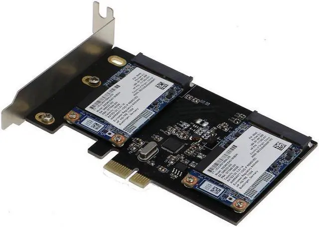 Alt view image 3 of 5 - SEDNA PCI-Express-Adaptateur mSATA SSD III (6G) avec équerre low profile (dur non inclus)