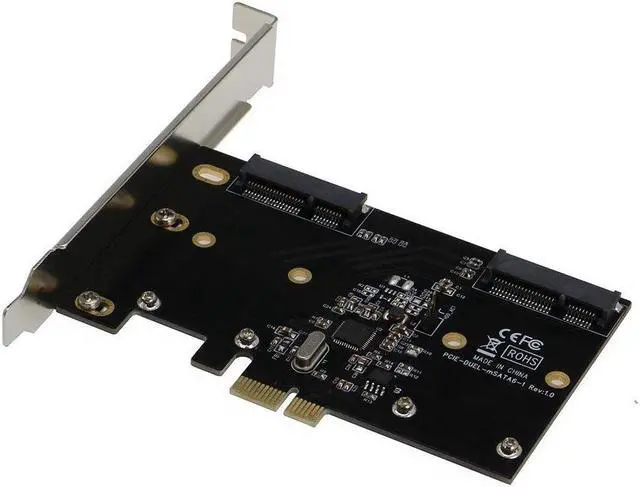 Alt view image 5 of 5 - SEDNA PCI-Express-Adaptateur mSATA SSD III (6G) avec équerre low profile (dur non inclus)