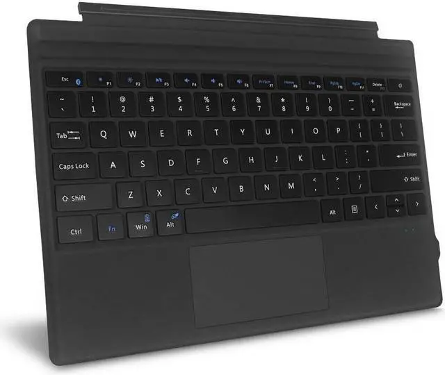 Main image of Fintie Type Cover for Microsoft Surface Pro 7 Plus/Pro 7 / Pro 6 / Pro 5 / Pro 4 / Pro 3, Ultrathin Portable Wireless Bluetooth Keyboard with Built-in Rechargeable Battery (Black)