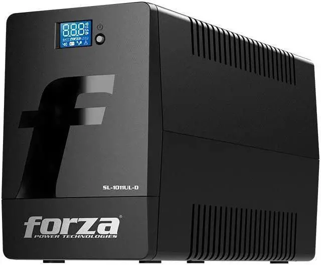 Alt view image 5 of 5 - Forza Smart UPS Battery Backup & Surge Protector with 8 Outlets 1000VA (600W) Interactive Surge Protector with Emergency Battery Backup Power Supply and AVR (1011UL)