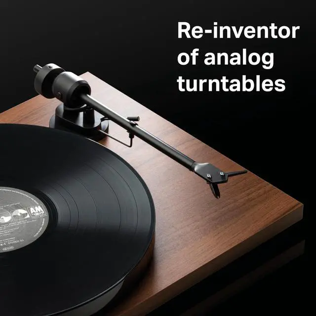 Alt view image 4 of 5 - Pro-Ject E1, Plug & Play Entry Level Record Player with OM5e and 33/45 Electronic Speed Switch (Black)