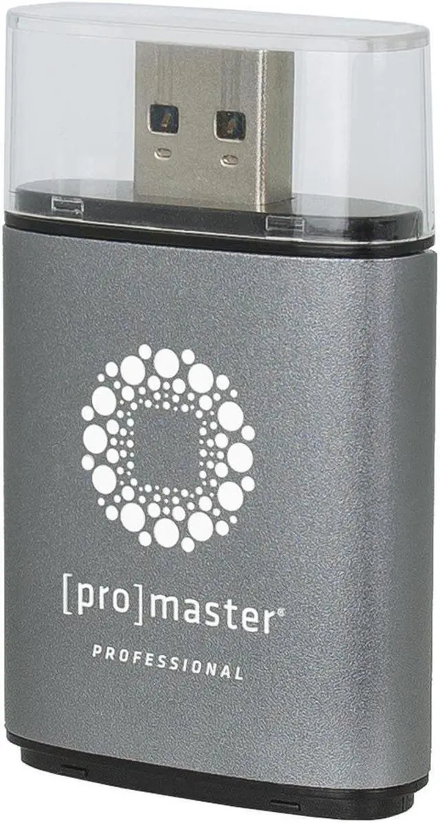 Alt view image 2 of 5 - ProMaster USB 3.0 SD UHSII Card Reader - Dual Slot SD, (Model 6691)