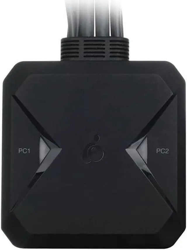 Alt view image 3 of 5 - IOGEAR 2-Port USB DisplayPort Cable KVM Switch - 4K 30Hz - Remote Switch Button - Plug n Play - USB Expandable With USB Hub - 7.1 HD Audio - Mac Win - GCS52DP