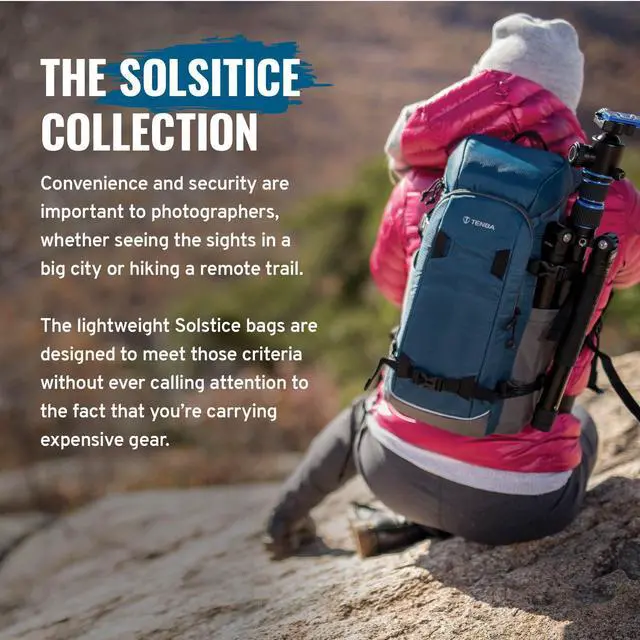 Alt view image 3 of 5 - Tenba Solstice 20L Backpack - Blue (636-414)