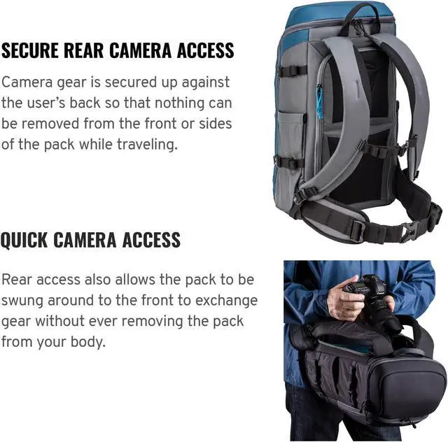 Alt view image 5 of 5 - Tenba Solstice 20L Backpack - Blue (636-414)
