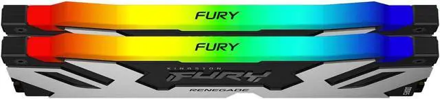 Alt view image 2 of 3 - Kingston FURY Renegade RGB 32GB (2x16GB) 7200MT/s DDR5 CL38 DIMM Desktop Memory (Kit of 2) | Intel XMP 3.0 | Infrared Sync Technology | Overclocking Stability | KF572C38RSAK2-32