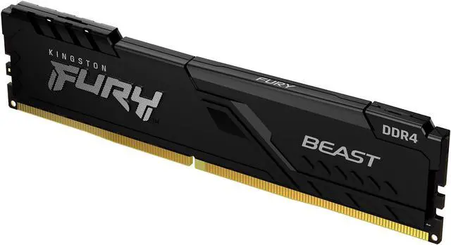 Alt view image 3 of 5 - Kingston Fury Beast 16GB 3733MHz DDR4 CL19 Desktop Memory Single Module KF437C19BB1/16