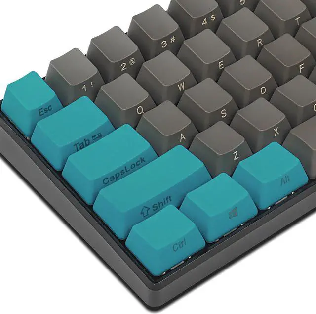 Alt view image 4 of 5 - Happy Balls Keycaps Side/Front Print PBT Keycap Set OEM Profile Non-Backlit Thick Cherry MX Key Caps with Key Puller for 60%/87 TKL/104/108 MX Switches Mechanical Keyboard(Blue Gray Combo)