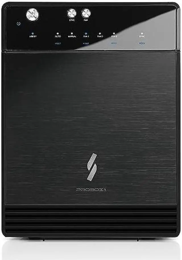 Alt view image 2 of 5 - Mediasonic USB 3.2 4 Bay 3.5" SATA Hard Drive Enclosure DAS - USB 3.2 Gen 2 10Gbps Type C | USB-C (HF7-SU31C) Support 24TB HDD