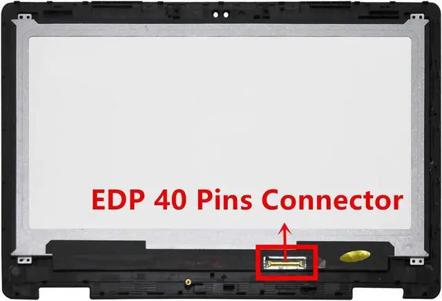 Alt view image 2 of 5 - LCDOLED Replacement 13.3 inches FHD IPS LCD Display Touch Screen Digitizer Assembly with Bezel for Dell Inspiron 13 7368 7378 i7368 i7378(NOT for LP133WF2 NV133FHM-N45 N133HCE-EAA) (40 Pins Connector)