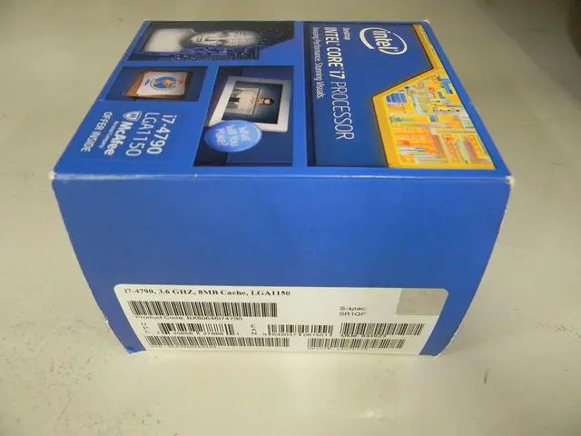 Alt view image 5 of 5 - Intel Core i7-4790 Processor - BX80646I74790