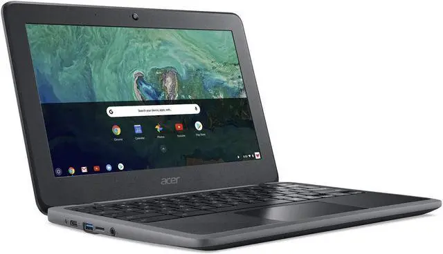 Alt view image 3 of 5 - Acer Chromebook 11, Celeron N3350, 11.6" HD, 4GB LPDDR4, 32GB eMMC, Google Chrome, C732-C6WU